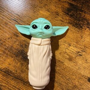Baby Yoda Figure with Cream Robe